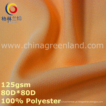 Poliéster de duas vias spandex chiffon tecido para vestuário vestido (gllml346)